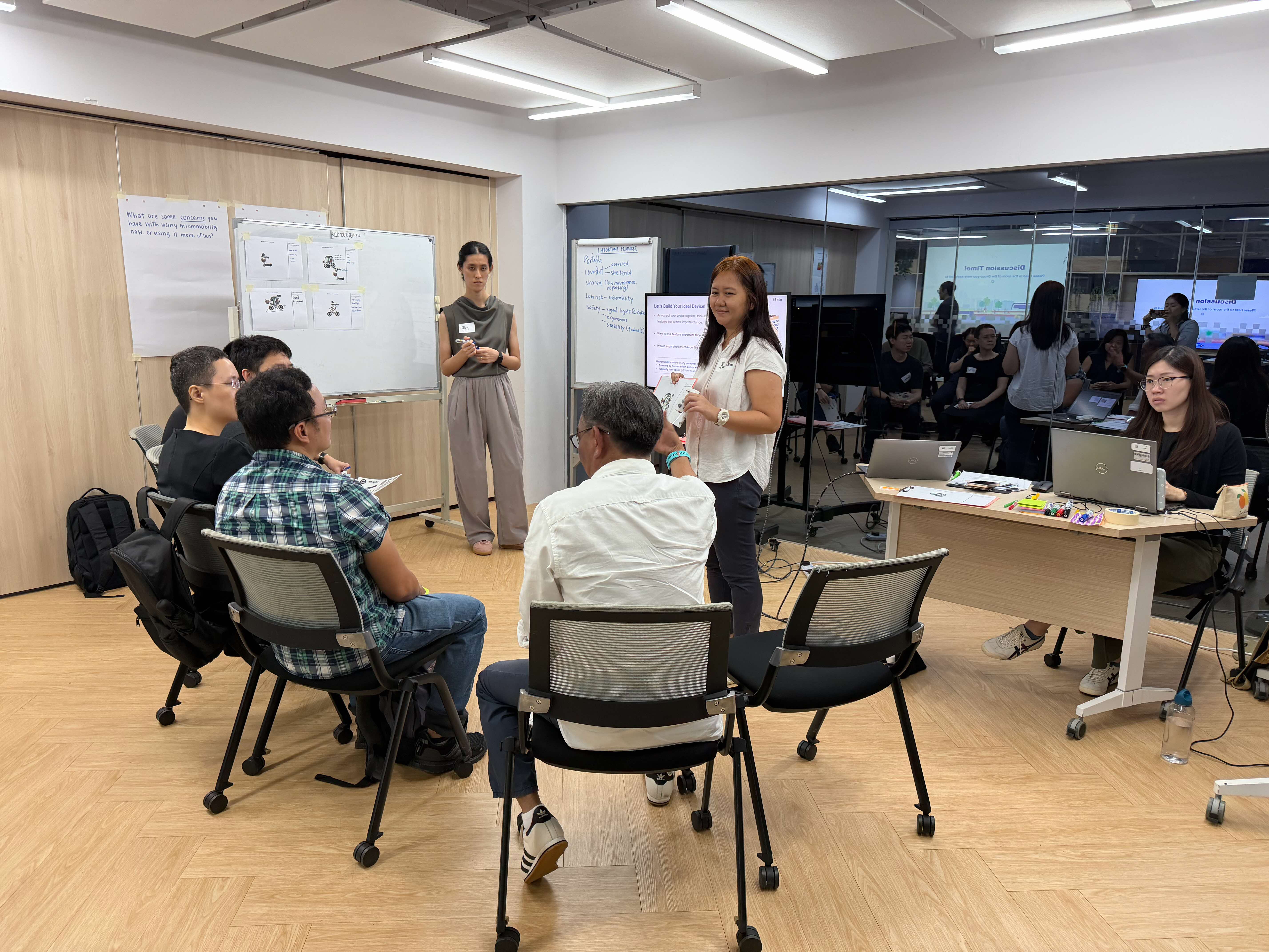 Image of participants engaged in a focus group discussion